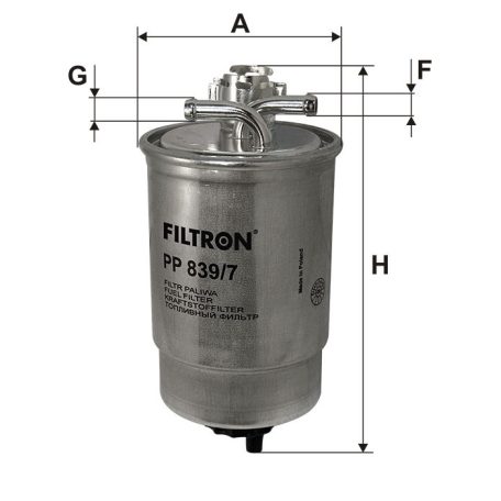 Filtron PP 839/7 (PP839/7) üzemanyagszűrő