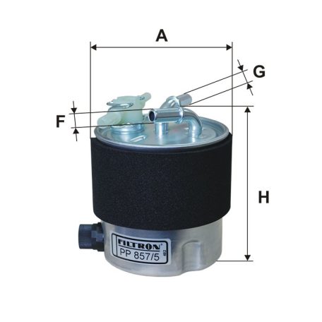 Filtron PP 857/5 (PP857/5) üzemanyagszűrő