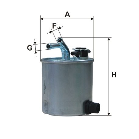 Filtron PP 857/6 (PP857/6) üzemanyagszűrő