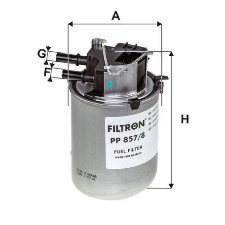 Filtron PP 857/8 (PP857/8) üzemanyagszűrő