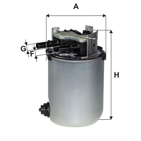 Filtron PP 857/9 (PP857/9) üzemanyagszűrő