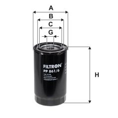 Filtron PP 861/6 (PP861/6) üzemanyagszűrő