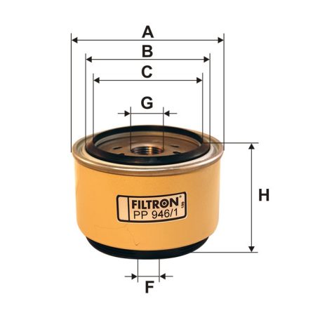 Filtron PP 946/1 (PP946/1) üzemanyagszűrő