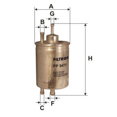 Filtron PP 947/1 (PP947/1) üzemanyagszűrő