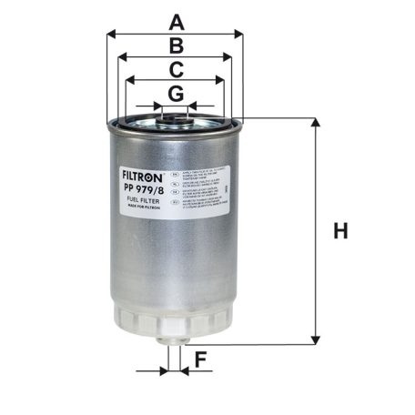 Filtron PP 979/8 (PP979/8) üzemanyagszűrő