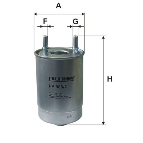 Filtron PP 988/2 (PP988/2) üzemanyagszűrő