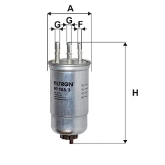 Filtron PP 988/3 (PP988/3) üzemanyagszűrő