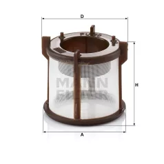 Mann-Filter PU50X Üzemanyagszűrő