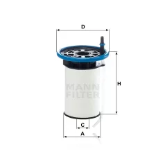 Mann-Filter PU7005/1 Üzemanyagszűrő (régi neve: PU7005)