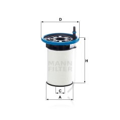 Mann-Filter PU7005 Üzemanyagszűrő