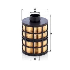 Mann-Filter PU723X Üzemanyagszűrő