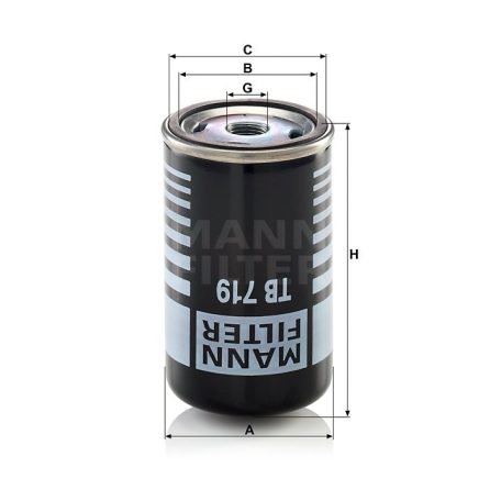Mann-Filter TB719 Légszárító patron