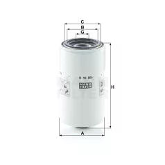 Mann-Filter W10004 Olajszűrő