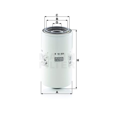 Mann-Filter W10004 Olajszűrő