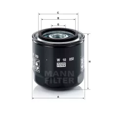 Mann-Filter W10050 Olajszűrő