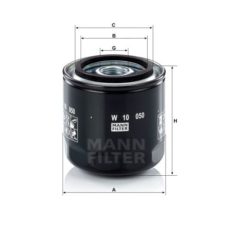 Mann-Filter W10050 Olajszűrő