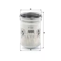 Mann-Filter W1022 Olajszűrő