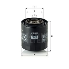 Mann-Filter W11007 Olajszűrő