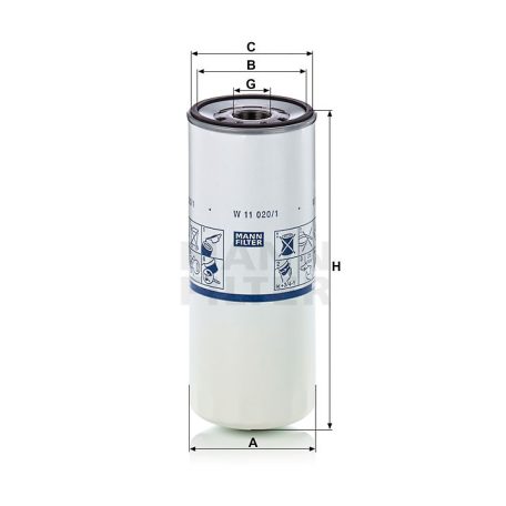 Mann-Filter W11020/1 Olajszűrő