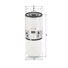 Mann-Filter W11025 Olajszűrő