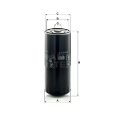 Mann-Filter W11102/28 Olajszűrő