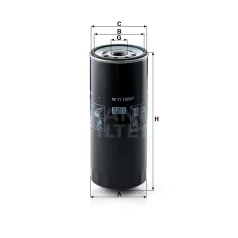 Mann-Filter W11102/37 Olajszűrő