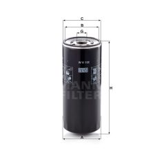 Mann-Filter W11102 Olajszűrő