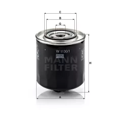 Mann-Filter W1130/1 Olajszűrő