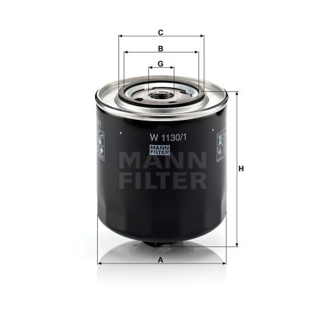 Mann-Filter W1130/1 Olajszűrő