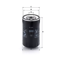 Mann-Filter W1160 Olajszűrő