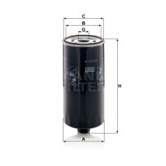 Mann-Filter W1170/13 Olajszűrő