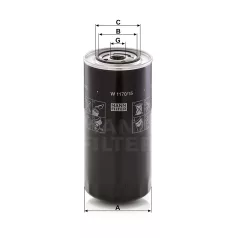 Mann-Filter W1170/15 Olajszűrő