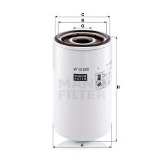 Mann-Filter W12205 Olajszűrő