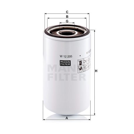 Mann-Filter W12205 Olajszűrő