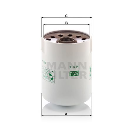 Mann-Filter W1254X Olajszűrő