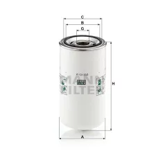 Mann-Filter W13120/2 Olajszűrő