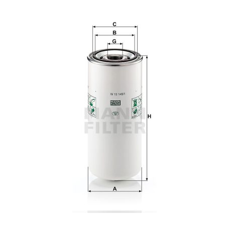 Mann-Filter W13145/1 Olajszűrő