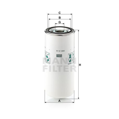 Mann-Filter W13145/6 Olajszűrő
