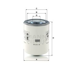 Mann-Filter W1374/9 Olajszűrő