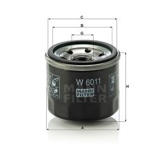 Mann-Filter W6011 Olajszűrő