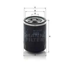 Mann-Filter W610/2 Olajszűrő