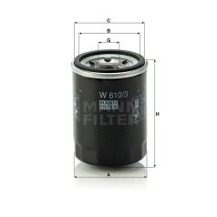 Mann-Filter W610/3 Olajszűrő