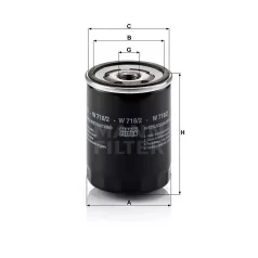 Mann-Filter W718/2 Olajszűrő