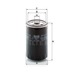 Mann-Filter W719/4 Olajszűrő