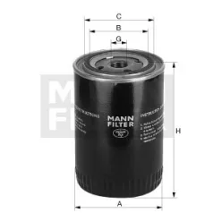 Mann-Filter W723/3 Olajszűrő