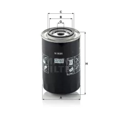 Mann-Filter W8005 Olajszűrő