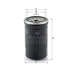 Mann-Filter W8011 Olajszűrő