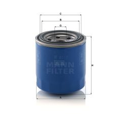 Mann-Filter W8017 Olajszűrő