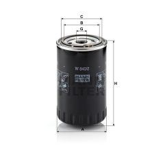 Mann-Filter W840/2 Olajszűrő