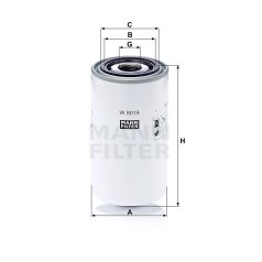 Mann-Filter W9019 Olajszűrő